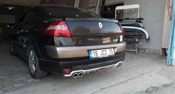 RENAULT MEGANE 2 SİYAH SPOİLER - Resim 5