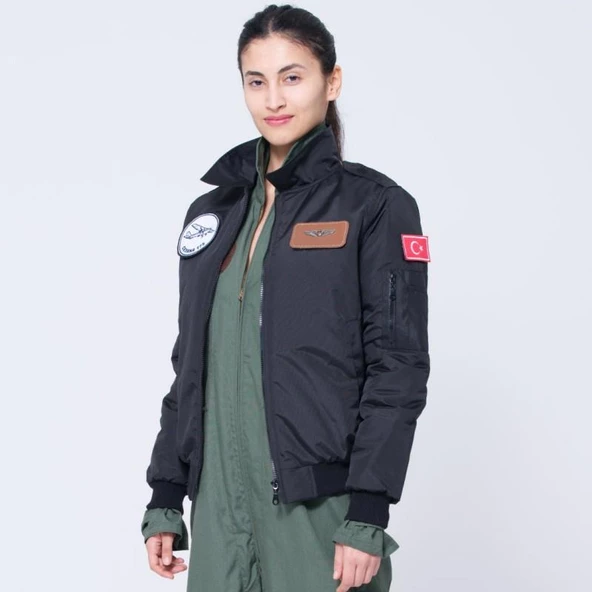 YAKALI Pilot Montu Siyah Kumaş SYK88_S - 4