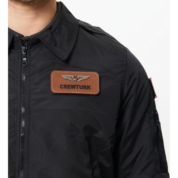 YAKALI Pilot Montu Siyah Kumaş SYK88_S - 7