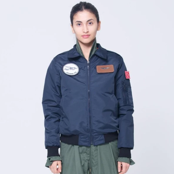 YAKALI Pilot Montu Lacivert Kumaş SYK88_L - 7