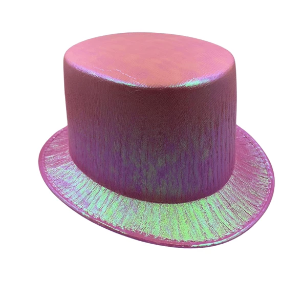 Pembe Lüks Helogramlı Sihirbaz Şapka 28x15 cm ürün görseli 1