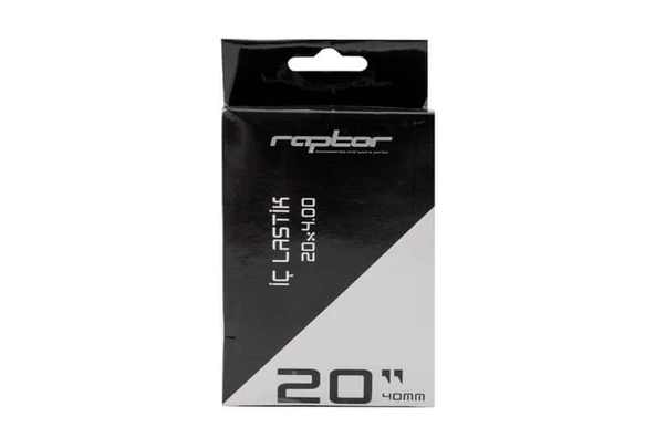 RAPTOR - İç Lastik - 20 x 4.00 AV40mm - Siyah (çift 2 adet)