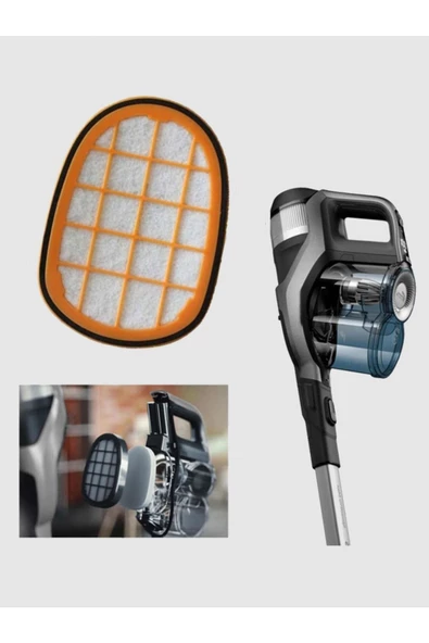 Philips XC7043 SpeedPro Max Uyumlu Turuncu Süpürge Filtresi - 3