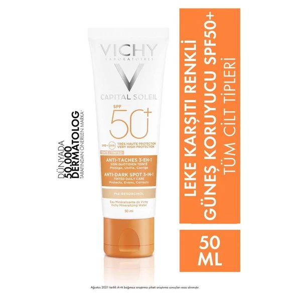 Vichy Capital Ideal Soleil Anti-Dark Spots 3-in-1 SPF50+ 50 ml