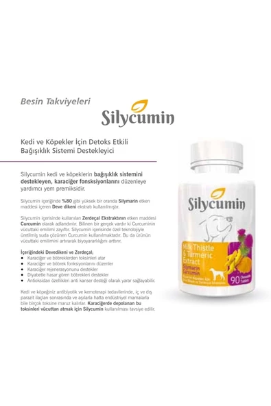 Biopetactive Silycumin Köpekler İçin Tablet 90 Adet 135 Gr