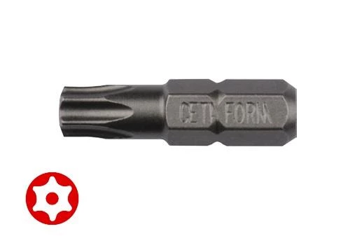 Ceta Form CB/808T Delikli TORX Bits Uç T20 x 25 mm