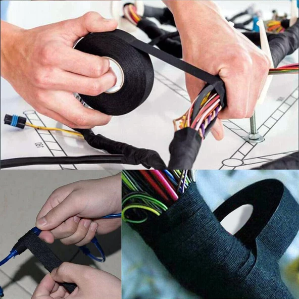 Bez Bant Si̇yah 29 Mm X 15 Mt Kablo Yalıtım Bandı - 4
