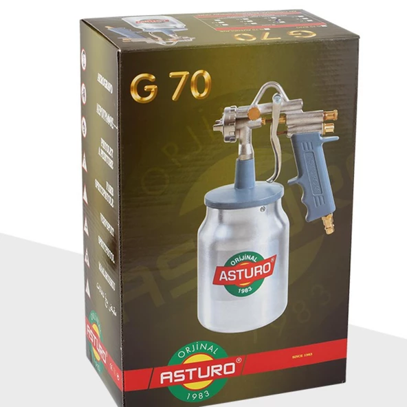 Asturo Boya Tabancasi Alttan Depo G70 1.8 Mm - 2