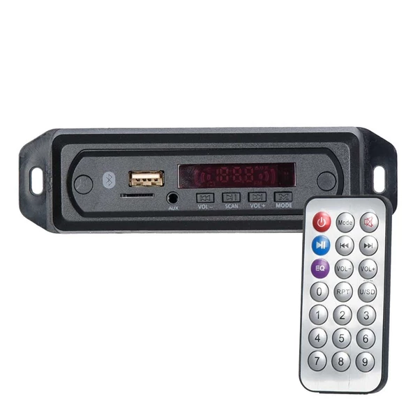 USB BLUETOOTH-USB-AUX-SD KART FM RADIO OTO TEYP ÇEVİRİCİ JS-4 (4593)