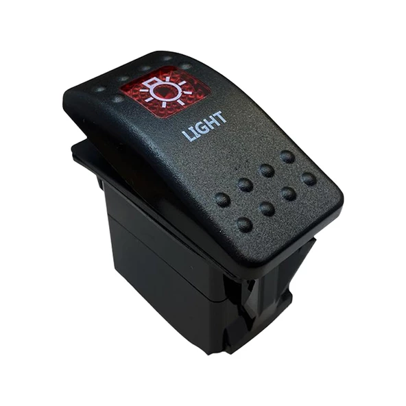 LAMBA GÖSTERGESİ IŞIKLI 3P ON-OFF 12-24V MARIN SWITCH (IC-134M-S4) (4593)