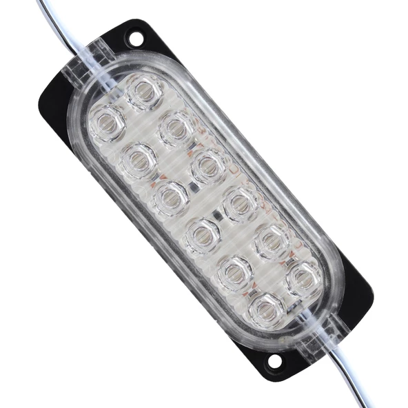 PARLAK YANIP SÖNEN RGB MODÜL LED 2835 24 VOLT 1.2 WATT (4593)