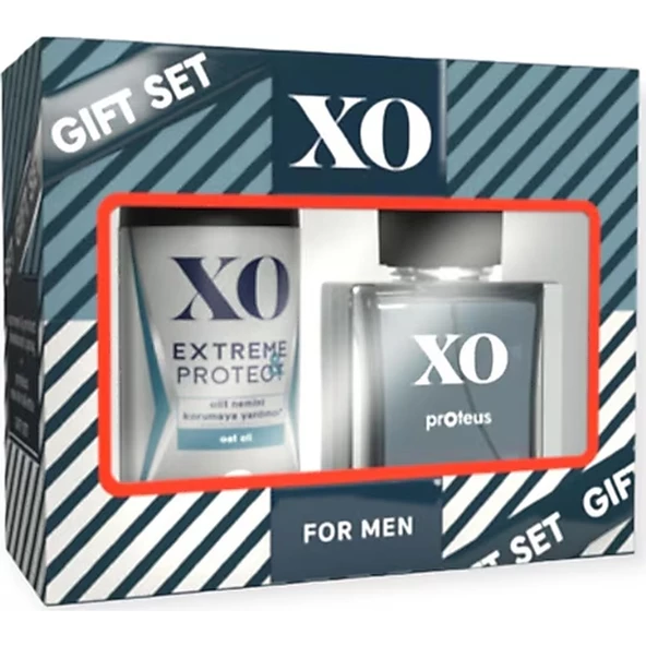 Xo Parfüm Seti Proteus Men Erkek 50ml Edt + 150ml