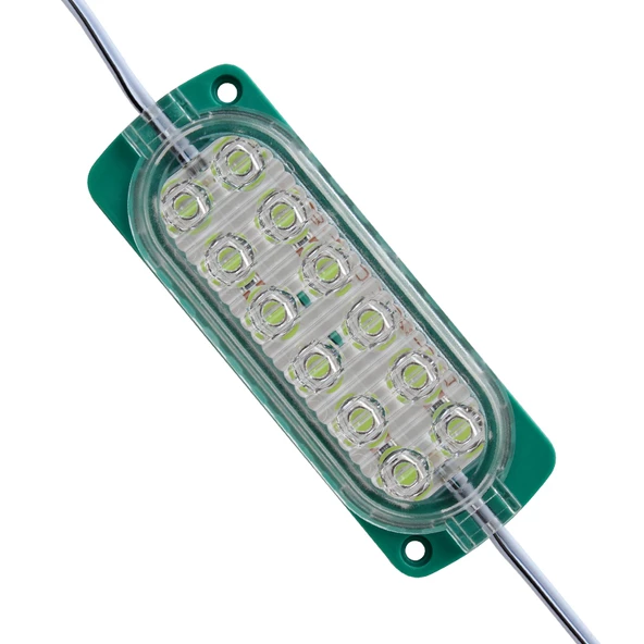 TEK RENK YEŞİL MODÜL LED 2835 24 VOLT 2.4 WATT (4593)