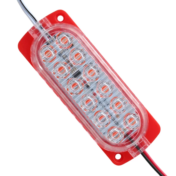 PARLAK YANIP SÖNEN KIRMIZI MODÜL LED 2835 24 VOLT 1.2 WATT (4593)