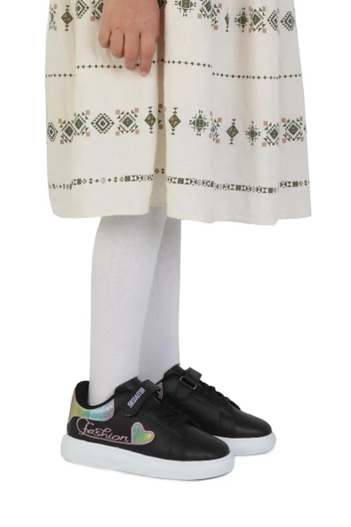 Skuaıter 011Mc Syh-Lila Kız Çocuk Sneaker Spor Ayakkabı - Resim 3