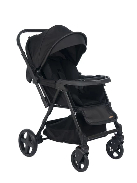 Bonibos Yukon Travel Sistem Bebek Arabası Full Siyah - 5