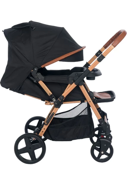 Bonibos Yukon Travel Sistem Bebek Arabası Gold Siyah - 4