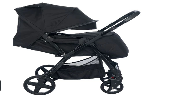 Bonibos Yukon Travel Sistem Bebek Arabası Full Siyah - 3