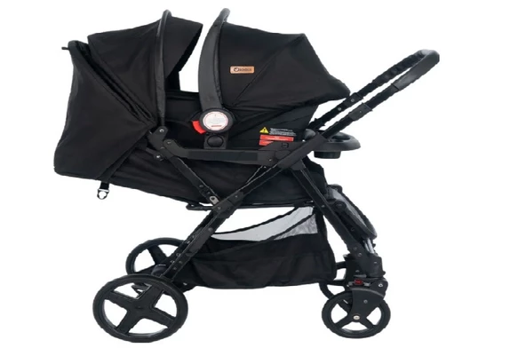 Bonibos Yukon Travel Sistem Bebek Arabası Full Siyah - 2