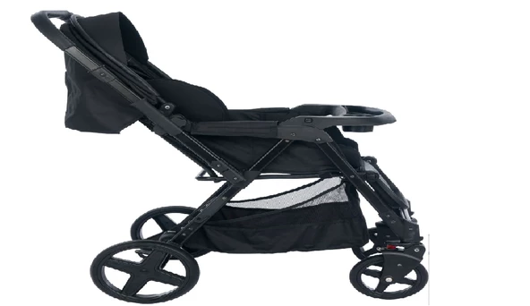 Bonibos Yukon Çift Yönlü Bebek Arabası Gold Kahve - 4