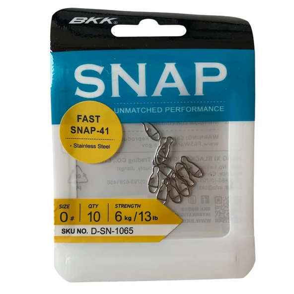 BKK Fast Snap-41 Klips No:0 (10'lu Paket)