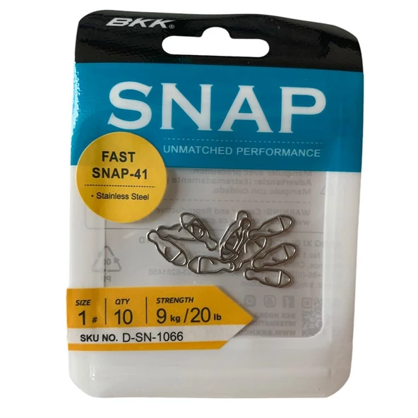 BKK Fast Snap-41 Klips No:1 (10'lu Paket)