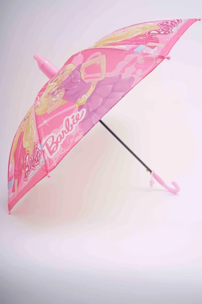 KIZ ÇOCUK PVC KILIFLI OTOMATİK MEKANİZMALI BARDAK MODELLİ DÜDÜKLÜ ŞEMSİYE - 2