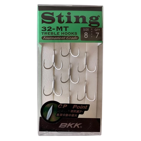 BKK Sting-32 MT Üçlü İğne 7'li Paket No:8