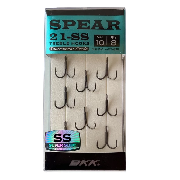 BKK Spear-21 SS Üçlü İğne 8'li Paket No:10