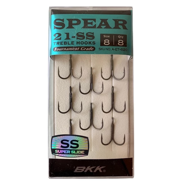 BKK Spear-21 SS Üçlü İğne 8'li Paket No:8