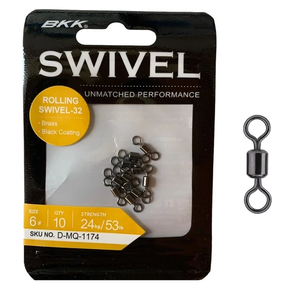 BKK Rolling Swivel-32 Fırdöndü No:6 (10'lu Paket)