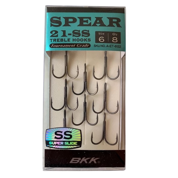 BKK Spear-21 SS Üçlü İğne 8'li Paket No:6