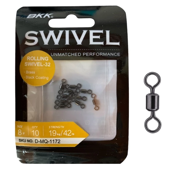 BKK Rolling Swivel-32 Fırdöndü No:8 (10'lu Paket)