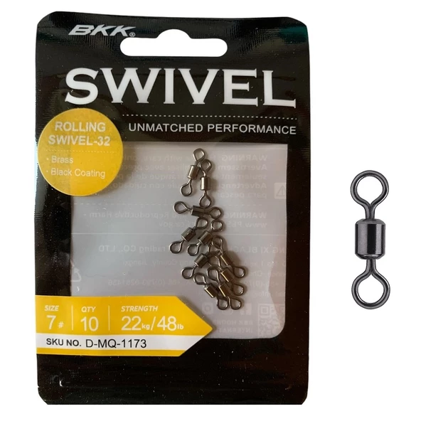 BKK Rolling Swivel-32 Fırdöndü No:7 (10'lu Paket)