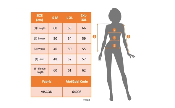 Kadın Uzun Kollu Bisiklet Yaka Baskılı Viskon Bluz - 3