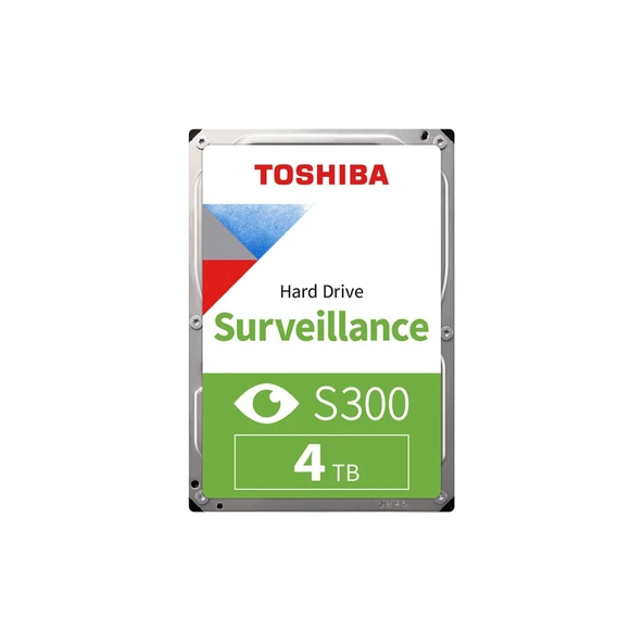 4 TB Toshiba S300 5400rpm 256mb SATA (HDWT840UZSVA) 7/24 Güvenlik Diski