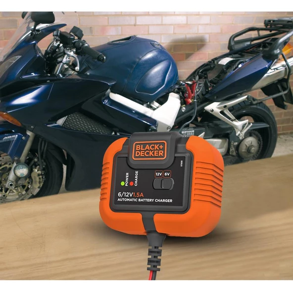 Black+Decker Bxa21 6V/12V 72A Akıllı Akü Şarj Ve Akü Bakım Cihazı - 6