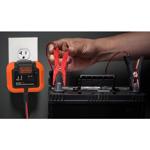 Black+Decker Bxa21 6V/12V 72A Akıllı Akü Şarj Ve Akü Bakım Cihazı - 5