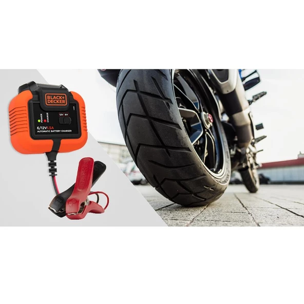 Black+Decker Bxa21 6V/12V 72A Akıllı Akü Şarj Ve Akü Bakım Cihazı - 9