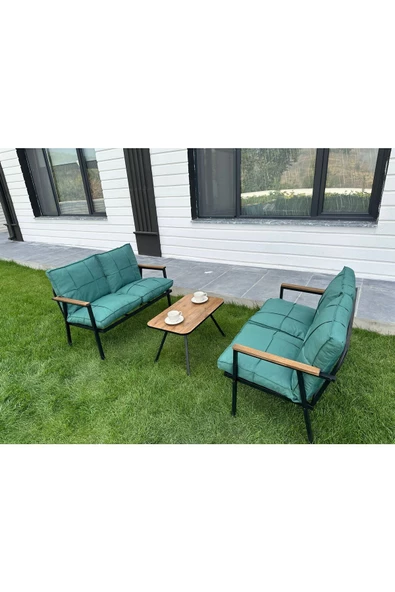 Dekoroom'S Duru 2-2-Sehpa Hediyeli Bahçe Balkon Mobilyası ,Çayseti ,Oturma Grubu, Cafe