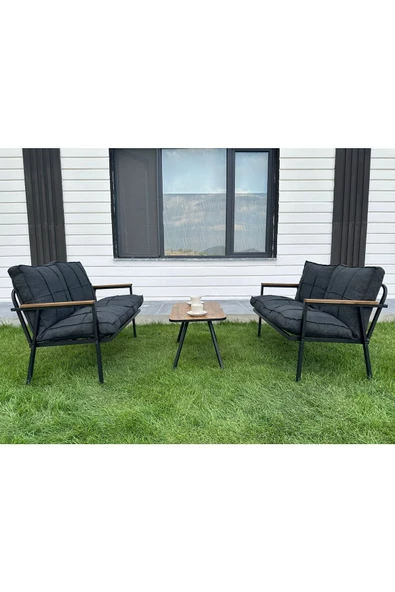 Dekoroom'S Duru 2-2-Sehpa Hediyeli Bahçe Balkon Mobilyası ,Çayseti ,Oturma Grubu, Cafe - 3
