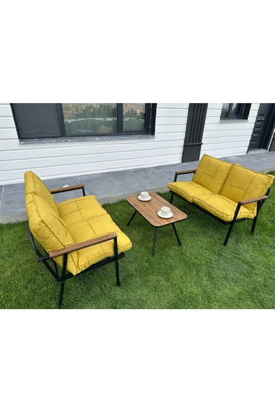 Dekoroom'S Duru 2-2-Sehpa Hediyeli Bahçe Balkon Mobilyası ,Çayseti ,Oturma Grubu, Cafe - 2