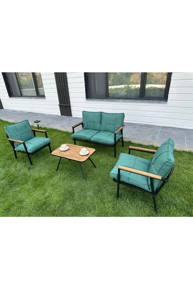 Dekoroom'S Duru 2-1-1- Sehpa Hediyeli , Bahçe Balkon Mobilyası ,Çay Seti , Oturma Grubu , Cafe Proje