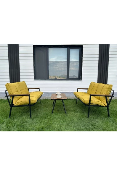 Dekoroom'S Duru 2-2-Sehpa Hediyeli Bahçe Balkon Mobilyası ,Çayseti ,Oturma Grubu, Cafe - 3