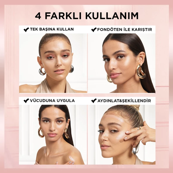 L'Oréal Paris Glotion All-In-One Doğal Işıltı 903 - Medium Glow - 4