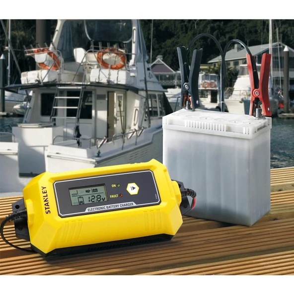 Stanley Sxa26 12V 250A Dijital Akü Şarj Ve Akü Bakım Cihazı - 7