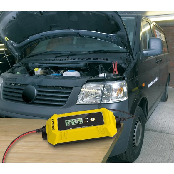 Stanley Sxa26 12V 250A Dijital Akü Şarj Ve Akü Bakım Cihazı - 6