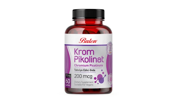 Krom Pikolinat Kapsül 375 Mg* 60