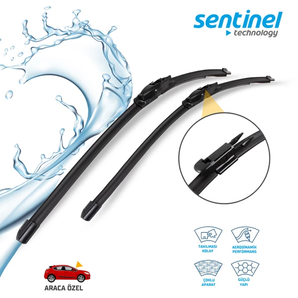 Ön Cam Silecek Süpürgesi Sağ-sol Takım Seat Leon-2 (2005-2012) 26"+26"95-550 - Resim 4