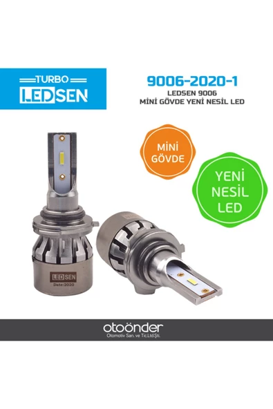 Sentinel Ledsen 9006 Led Xenon Turbo Serisi 12v Mini Gövde Yeni Nesil Led - 3